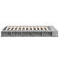 vidaXL Bettgestell Grau Sonoma 120x190 cm Holzwerkstoff vidaXL Bettgestell Grau Sonoma 120x190 cm Holzwerkstoff