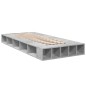 vidaXL Bettgestell Betongrau 75x190 cm Holzwerkstoff vidaXL Bettgestell Betongrau 75x190 cm Holzwerkstoff
