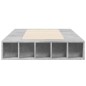vidaXL Bettgestell Betongrau 75x190 cm Holzwerkstoff vidaXL Bettgestell Betongrau 75x190 cm Holzwerkstoff