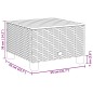 vidaXL 7-tlg. Garten-Sofagarnitur mit Kissen Schwarz Poly Rattan vidaXL 7-tlg. Garten-Sofagarnitur mit Kissen Schwarz Poly Rattan