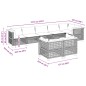 vidaXL 8-tlg. Garten-Sofagarnitur mit Kissen Schwarz Poly Rattan vidaXL 8-tlg. Garten-Sofagarnitur mit Kissen Schwarz Poly Rattan