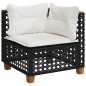 vidaXL 11-tlg. Garten-Sofagarnitur mit Kissen Schwarz Poly Rattan vidaXL 11-tlg. Garten-Sofagarnitur mit Kissen Schwarz Poly Rattan