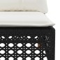 vidaXL 11-tlg. Garten-Sofagarnitur mit Kissen Schwarz Poly Rattan vidaXL 11-tlg. Garten-Sofagarnitur mit Kissen Schwarz Poly Rattan