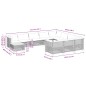 vidaXL 11-tlg. Garten-Sofagarnitur mit Kissen Schwarz Poly Rattan vidaXL 11-tlg. Garten-Sofagarnitur mit Kissen Schwarz Poly Rattan