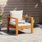 vidaXL Gartensessel mit Kissen Massivholz Akazie vidaXL Gartensessel mit Kissen Massivholz Akazie