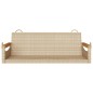 vidaXL Hängebank Beige 109x62x40 cm Poly Rattan vidaXL Hängebank Beige 109x62x40 cm Poly Rattan