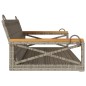 vidaXL Hängebank Grau 109x62x40 cm Poly Rattan vidaXL Hängebank Grau 109x62x40 cm Poly Rattan