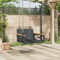 vidaXL Hängesessel Schwarz 63x62x40 cm Poly Rattan vidaXL Hängesessel Schwarz 63x62x40 cm Poly Rattan