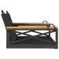 vidaXL Hängesessel Schwarz 63x62x40 cm Poly Rattan vidaXL Hängesessel Schwarz 63x62x40 cm Poly Rattan