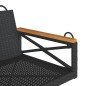 vidaXL Hängesessel Schwarz 63x62x40 cm Poly Rattan vidaXL Hängesessel Schwarz 63x62x40 cm Poly Rattan