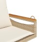 vidaXL Hängesessel mit Kissen Beige 63x62x40 cm Poly Rattan vidaXL Hängesessel mit Kissen Beige 63x62x40 cm Poly Rattan