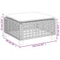 vidaXL 4-tlg. Garten-Sofagarnitur mit Kissen Schwarz Poly Rattan vidaXL 4-tlg. Garten-Sofagarnitur mit Kissen Schwarz Poly Rattan