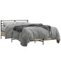 vidaXL Bettgestell Sonoma-Eiche 120x200 cm Holzwerkstoff und Metall vidaXL Bettgestell Sonoma-Eiche 120x200 cm Holzwerkstoff und Metall