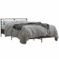 vidaXL Bettgestell Braun Eichen-Optik 140x200 cm Holzwerkstoff Metall vidaXL Bettgestell Braun Eichen-Optik 140x200 cm Holzwerkstoff Metall