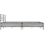 vidaXL Bettgestell Grau Sonoma 150x200 cm Holzwerkstoff und Metall vidaXL Bettgestell Grau Sonoma 150x200 cm Holzwerkstoff und Metall