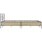 vidaXL Bettgestell Sonoma-Eiche 140x190 cm Holzwerkstoff und Metall vidaXL Bettgestell Sonoma-Eiche 140x190 cm Holzwerkstoff und Metall