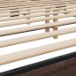 vidaXL Bettgestell Braun Eichen-Optik 200x200 cm Holzwerkstoff Metall vidaXL Bettgestell Braun Eichen-Optik 200x200 cm Holzwerkstoff Metall
