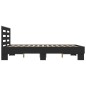 vidaXL Bettgestell Schwarz 120x190 cm Holzwerkstoff und Metall vidaXL Bettgestell Schwarz 120x190 cm Holzwerkstoff und Metall