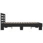 vidaXL Bettgestell Schwarz 135x190 cm Holzwerkstoff und Metall vidaXL Bettgestell Schwarz 135x190 cm Holzwerkstoff und Metall