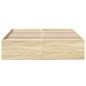 vidaXL Bettgestell Sonoma-Eiche 120x200 cm Holzwerkstoff vidaXL Bettgestell Sonoma-Eiche 120x200 cm Holzwerkstoff