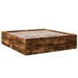 vidaXL Bettgestell Räuchereiche 200x200 cm Holzwerkstoff vidaXL Bettgestell Räuchereiche 200x200 cm Holzwerkstoff