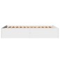 vidaXL Bettgestell Weiß 135x190 cm Holzwerkstoff vidaXL Bettgestell Weiß 135x190 cm Holzwerkstoff
