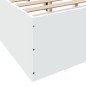 vidaXL Bettgestell Weiß 135x190 cm Holzwerkstoff vidaXL Bettgestell Weiß 135x190 cm Holzwerkstoff