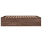 vidaXL Bettgestell Braun Eichen-Optik 160x200 cm Holzwerkstoff vidaXL Bettgestell Braun Eichen-Optik 160x200 cm Holzwerkstoff