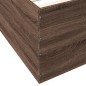 vidaXL Bettgestell Braun Eichen-Optik 160x200 cm Holzwerkstoff vidaXL Bettgestell Braun Eichen-Optik 160x200 cm Holzwerkstoff