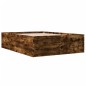 vidaXL Bettgestell Räuchereiche 135x190 cm Holzwerkstoff vidaXL Bettgestell Räuchereiche 135x190 cm Holzwerkstoff