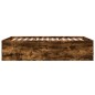 vidaXL Bettgestell Räuchereiche 135x190 cm Holzwerkstoff vidaXL Bettgestell Räuchereiche 135x190 cm Holzwerkstoff