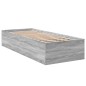 vidaXL Bettgestell Grau Sonoma 90x190 cm Holzwerkstoff vidaXL Bettgestell Grau Sonoma 90x190 cm Holzwerkstoff
