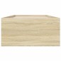 vidaXL Bettgestell Sonoma-Eiche 100x200 cm Holzwerkstoff vidaXL Bettgestell Sonoma-Eiche 100x200 cm Holzwerkstoff