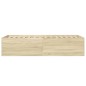 vidaXL Bettgestell Sonoma-Eiche 100x200 cm Holzwerkstoff vidaXL Bettgestell Sonoma-Eiche 100x200 cm Holzwerkstoff