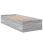 vidaXL Bettgestell Grau Sonoma 90x200 cm Holzwerkstoff vidaXL Bettgestell Grau Sonoma 90x200 cm Holzwerkstoff