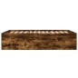 vidaXL Bettgestell Räuchereiche 120x190 cm Holzwerkstoff vidaXL Bettgestell Räuchereiche 120x190 cm Holzwerkstoff