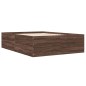 vidaXL Bettgestell Braun Eichen-Optik 120x190 cm Holzwerkstoff vidaXL Bettgestell Braun Eichen-Optik 120x190 cm Holzwerkstoff