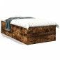 vidaXL Bettgestell Räuchereiche 90x200 cm Holzwerkstoff vidaXL Bettgestell Räuchereiche 90x200 cm Holzwerkstoff