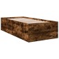 vidaXL Bettgestell Räuchereiche 90x200 cm Holzwerkstoff vidaXL Bettgestell Räuchereiche 90x200 cm Holzwerkstoff