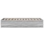 vidaXL Bettgestell Grau Sonoma 100x200 cm Holzwerkstoff vidaXL Bettgestell Grau Sonoma 100x200 cm Holzwerkstoff