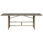 vidaXL Gartentisch mit Glasplatte Beige 190x80x75 cm Poly Rattan vidaXL Gartentisch mit Glasplatte Beige 190x80x75 cm Poly Rattan