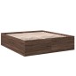 vidaXL Bettgestell Braun Eichen-Optik 180x200 cm Holzwerkstoff vidaXL Bettgestell Braun Eichen-Optik 180x200 cm Holzwerkstoff