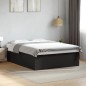 vidaXL Bettgestell Schwarz 150x200 cm Holzwerkstoff vidaXL Bettgestell Schwarz 150x200 cm Holzwerkstoff