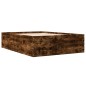 vidaXL Bettgestell Räuchereiche 120x200 cm Holzwerkstoff vidaXL Bettgestell Räuchereiche 120x200 cm Holzwerkstoff