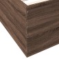 vidaXL Bettgestell Braun Eichen-Optik 120x200 cm Holzwerkstoff vidaXL Bettgestell Braun Eichen-Optik 120x200 cm Holzwerkstoff