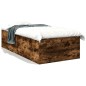 vidaXL Bettgestell Räuchereiche 90x190 cm Holzwerkstoff vidaXL Bettgestell Räuchereiche 90x190 cm Holzwerkstoff