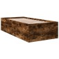vidaXL Bettgestell Räuchereiche 90x190 cm Holzwerkstoff vidaXL Bettgestell Räuchereiche 90x190 cm Holzwerkstoff