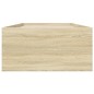 vidaXL Bettgestell Sonoma-Eiche 90x190 cm Holzwerkstoff vidaXL Bettgestell Sonoma-Eiche 90x190 cm Holzwerkstoff