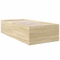 vidaXL Bettgestell Sonoma-Eiche 75x190 cm Holzwerkstoff vidaXL Bettgestell Sonoma-Eiche 75x190 cm Holzwerkstoff