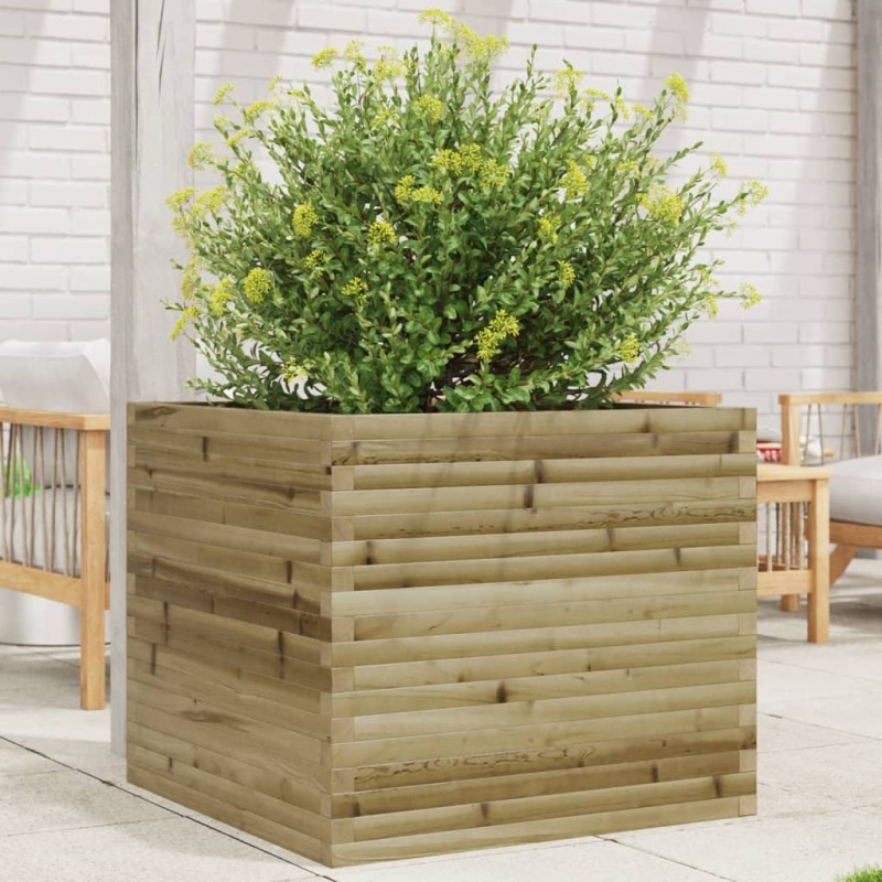vidaXL Pflanzkübel 80x80x68,5 cm Kiefernholz Imprägniert vidaXL Pflanzkübel 80x80x68,5 cm Kiefernholz Imprägniert